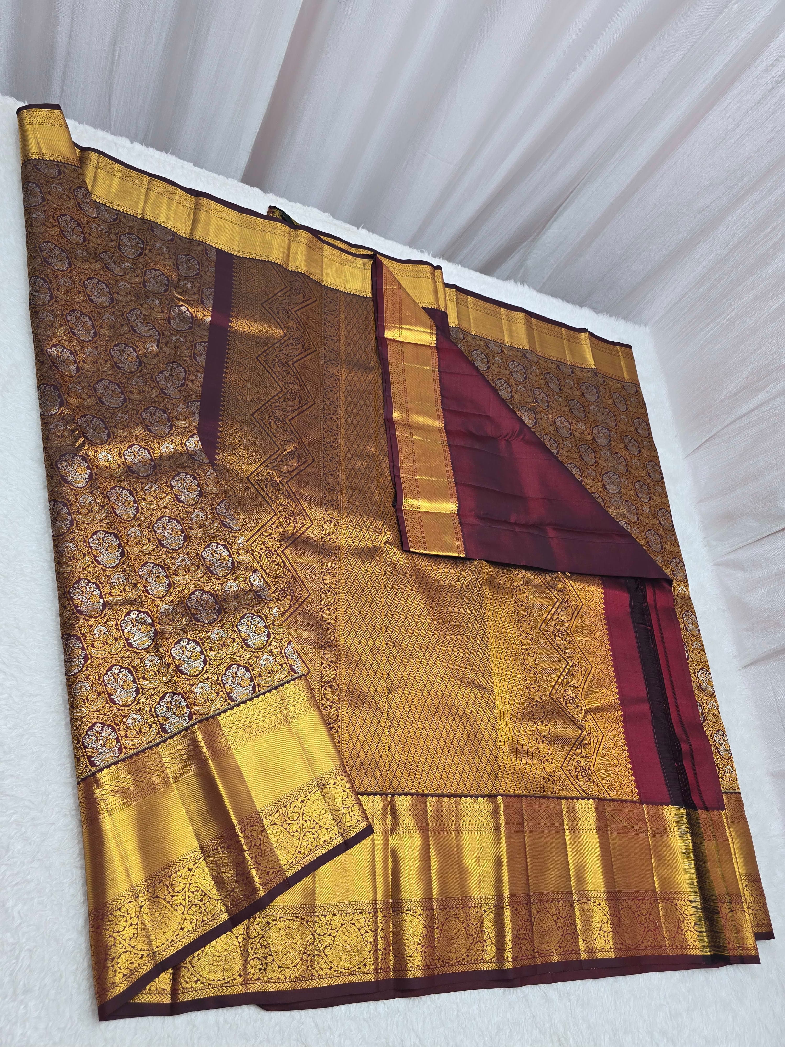 Handloom Snuff Silk Saree thumbnail 7