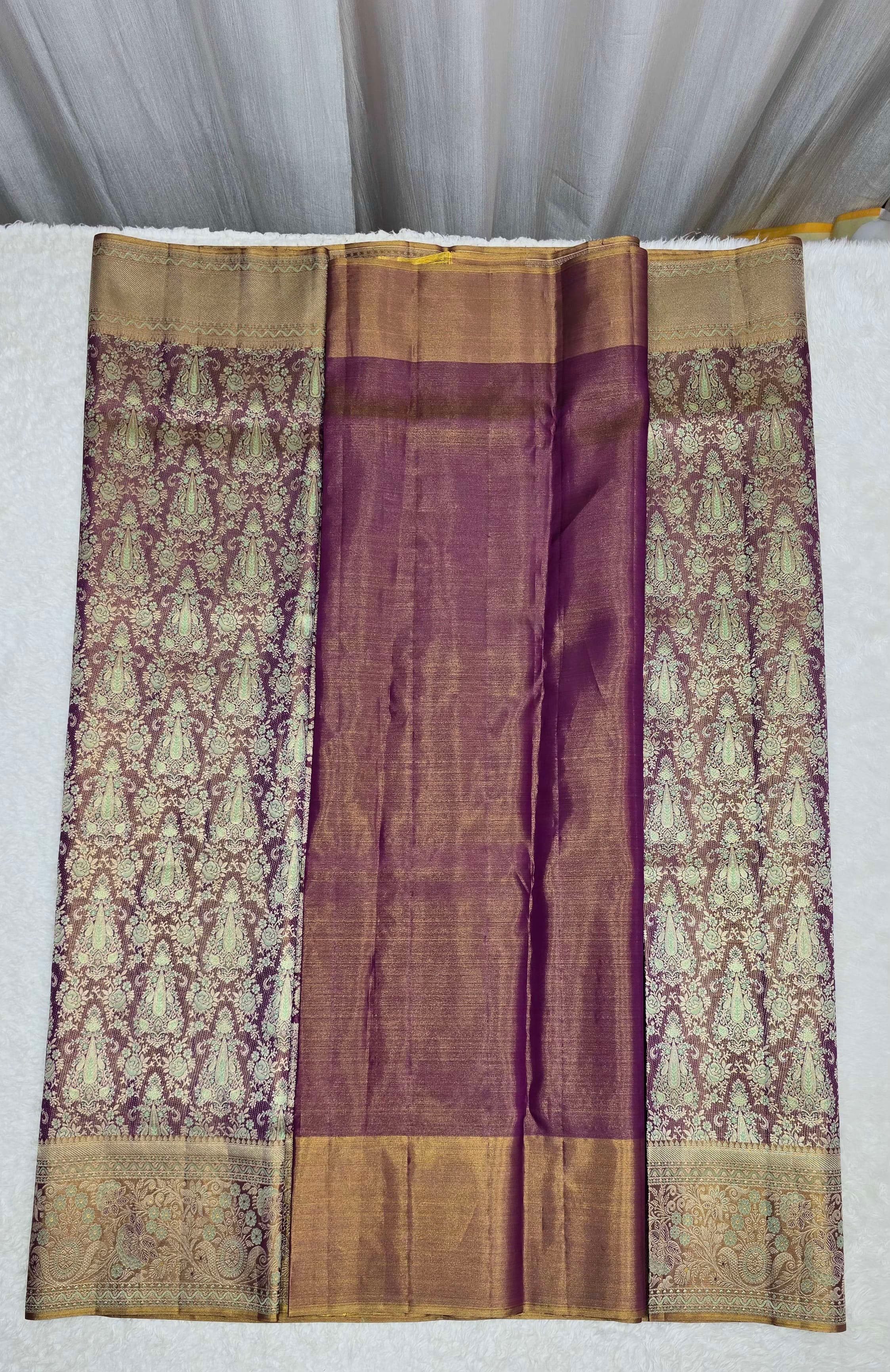Handloom Mazantha Pink Silk Saree thumbnail 6
