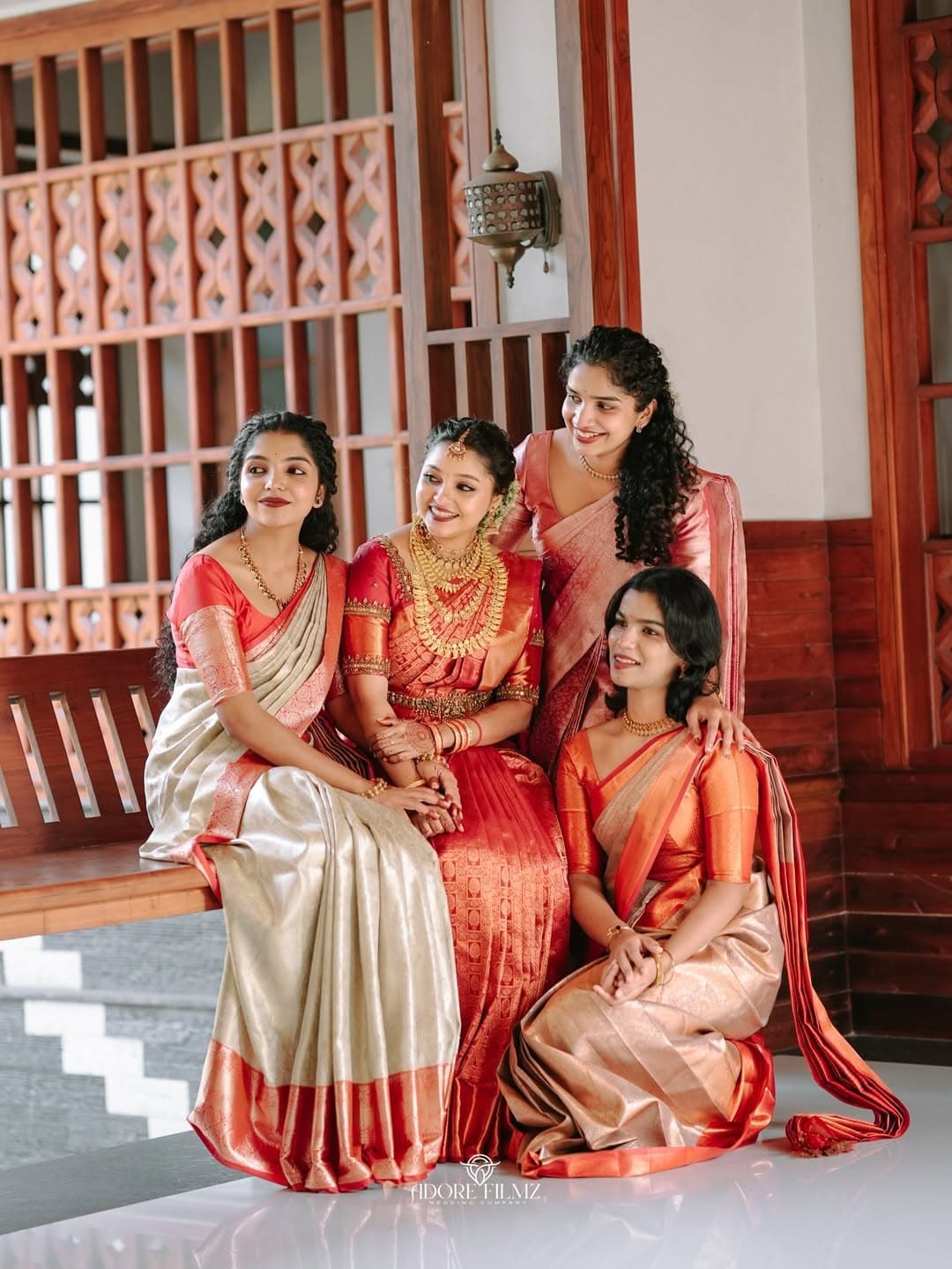 Family Celebration Silk Set — close drape